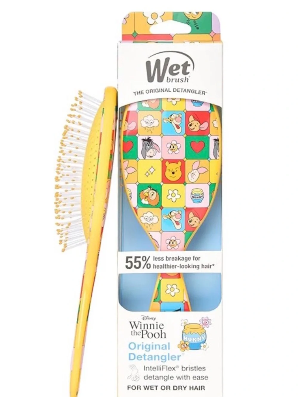 Disney Wet Brush Kids Hair Detangler - Pink, Purple, Yellow, Blue